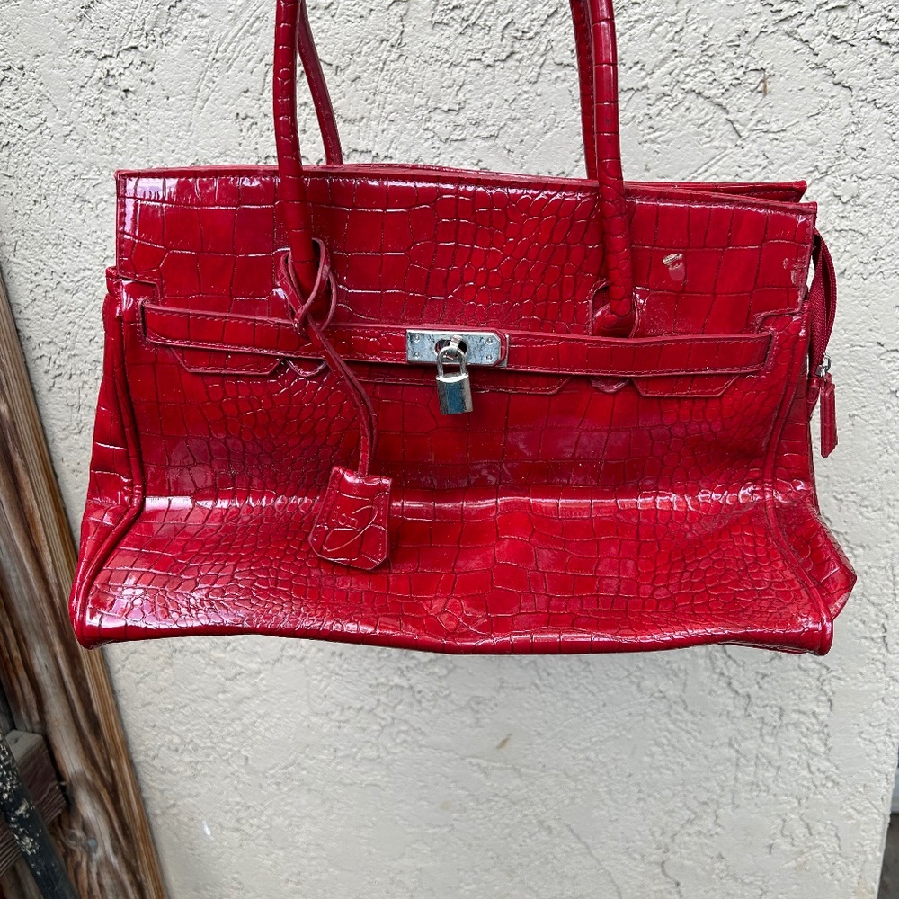 Large Red Purse